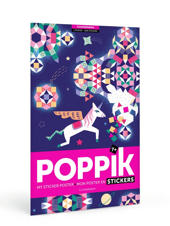 Constellation - Montessori-inspireret pixel klistermærke for engroshandel hos POPPIK