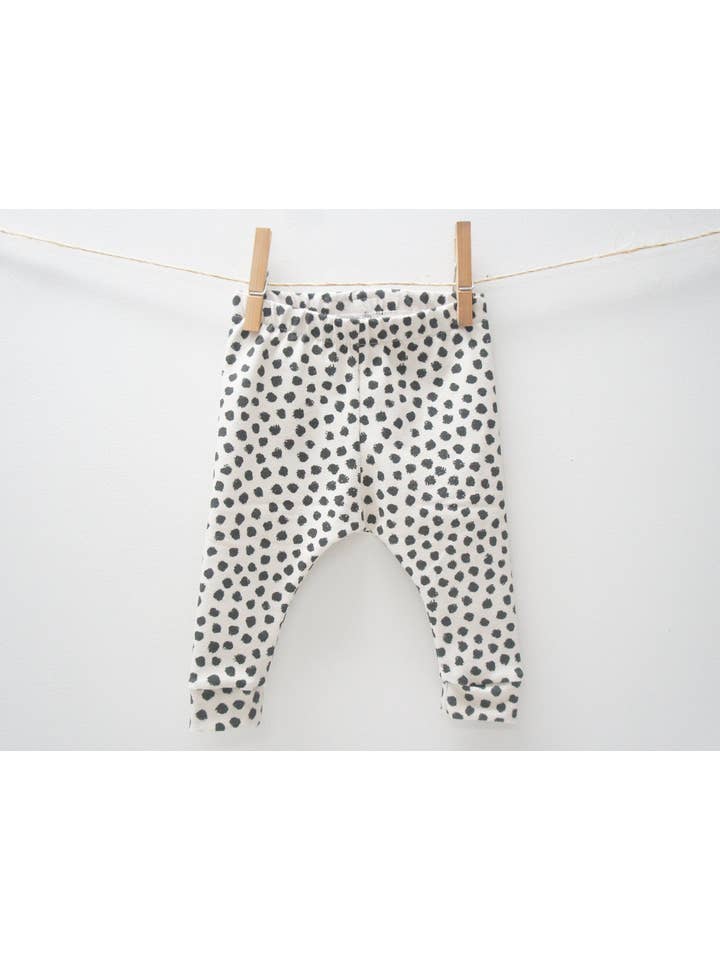 Willbirdbaby - Wholesale Fashion Leggings - Kids - Leggings - Baby/toddler/kids Leggings, Dottie Print, Black A
