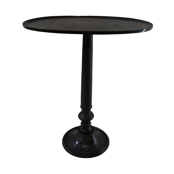 Table ovale mural/Table d'appoint - Aluminium - Noir pour la vente par ADC Eindhoven