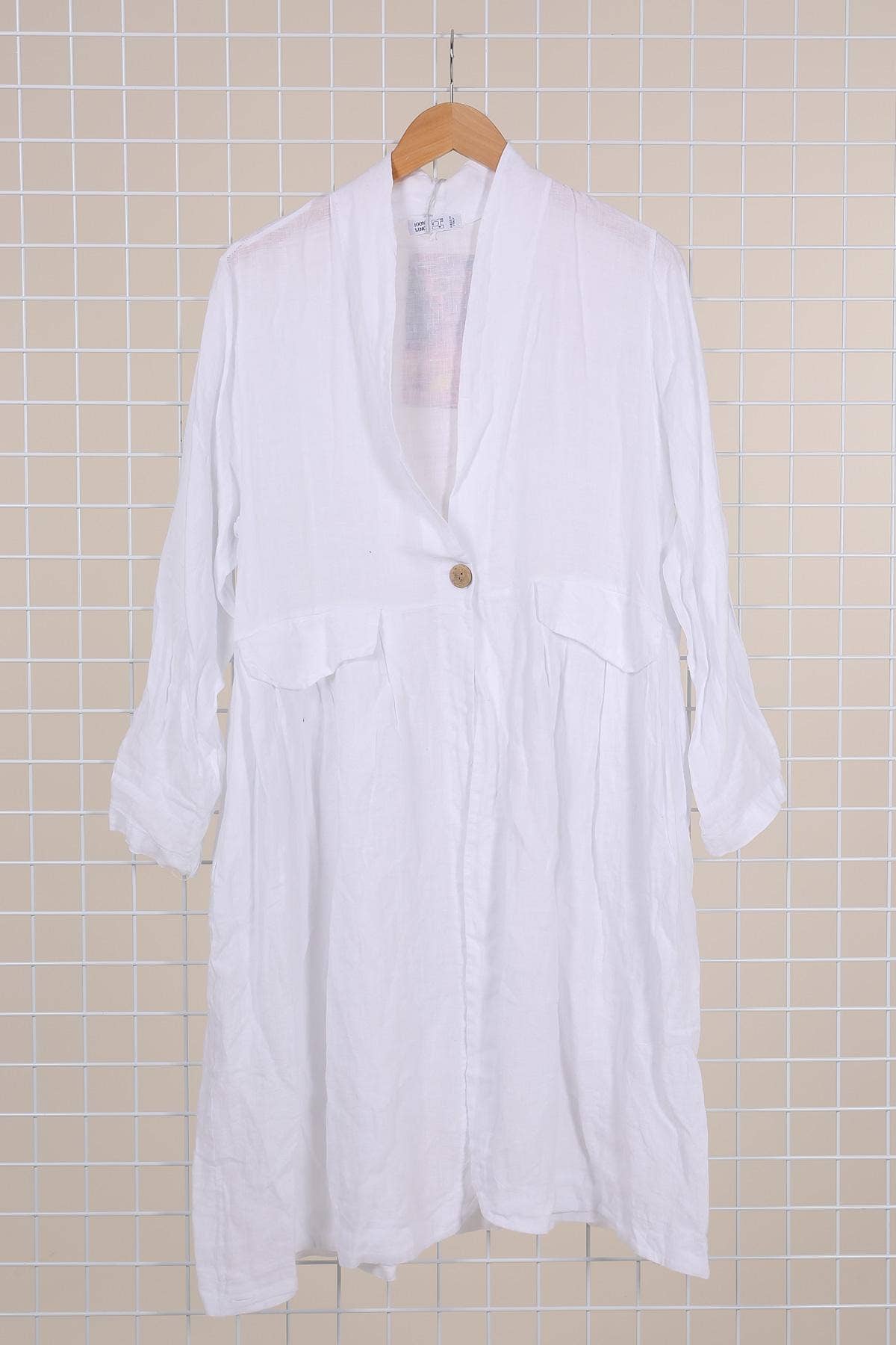 la maison des fibres naturelles - Wholesale Jacket - Women's - 62411 100% linen jacket made in Italy10