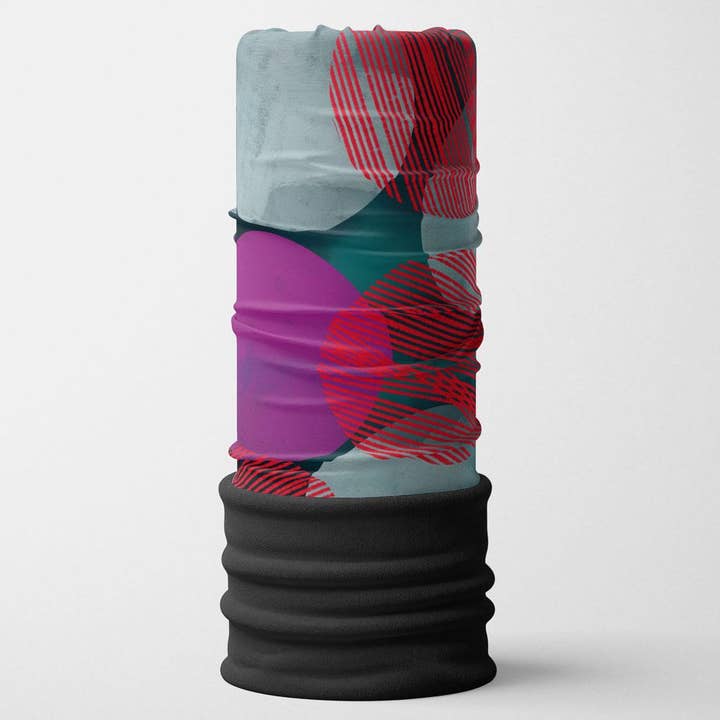 Tubo multifuncional POLAR Teal Dots para venta al por mayor de Lalita's Art Shop