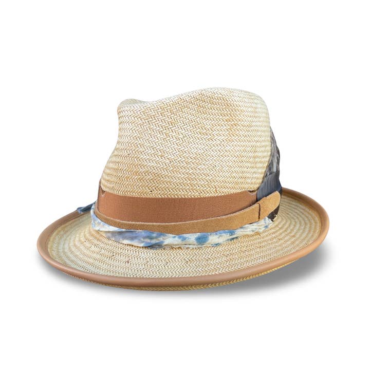 Legba - Stråhatt Homburg för wholesale av Cha Cha's House of Ill Repute