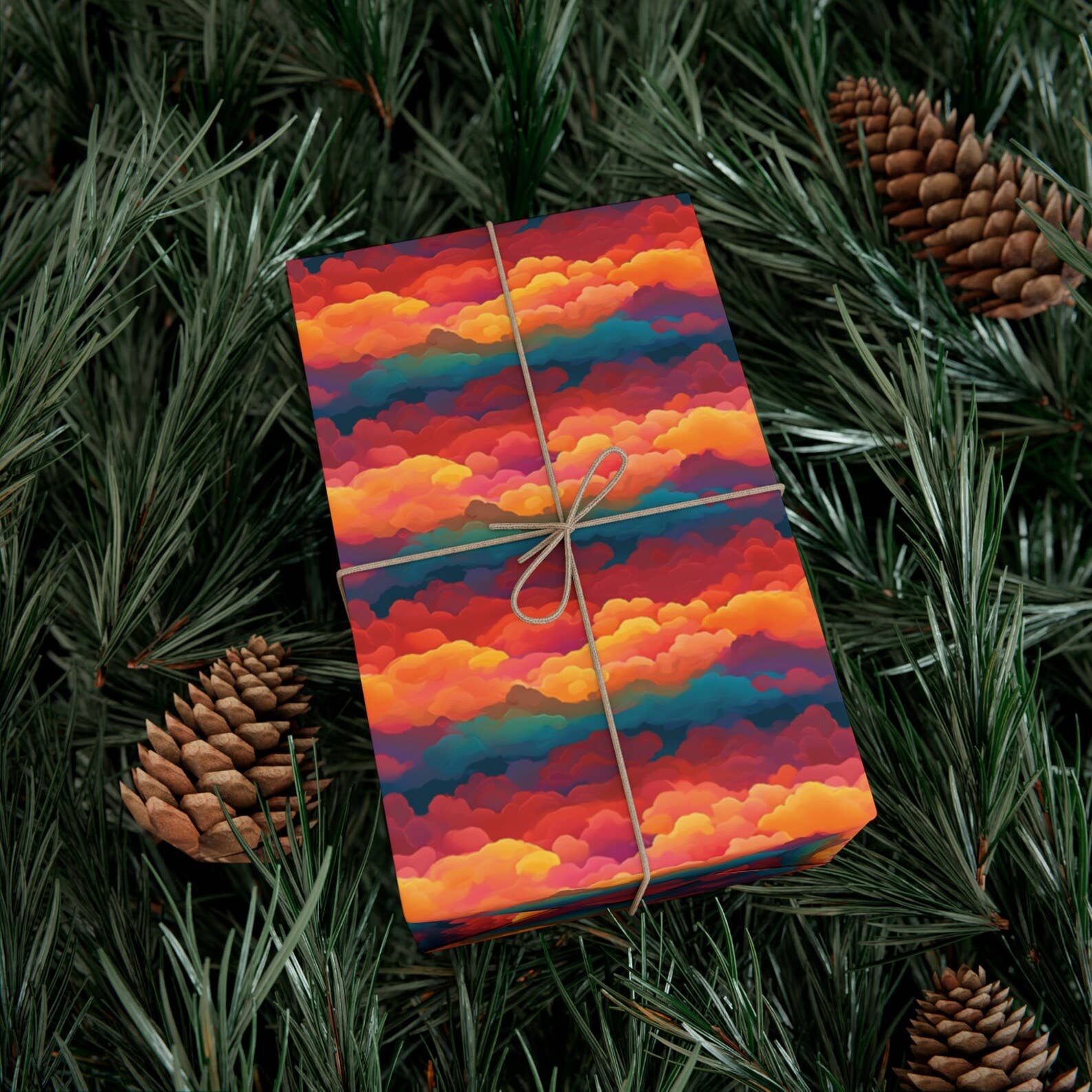 Olivias Paper - Wholesale Flat Wrap - Golden Hour Sunset Colorful Wrapping Paper Gift Wrap3