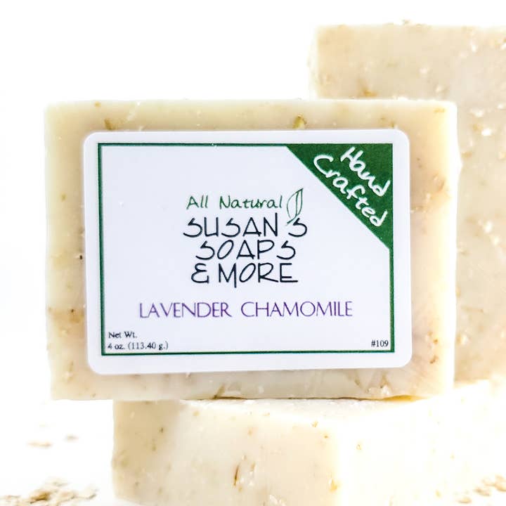 Lavender Chamomile Soap for wholesale by Susan’s Soaps & More