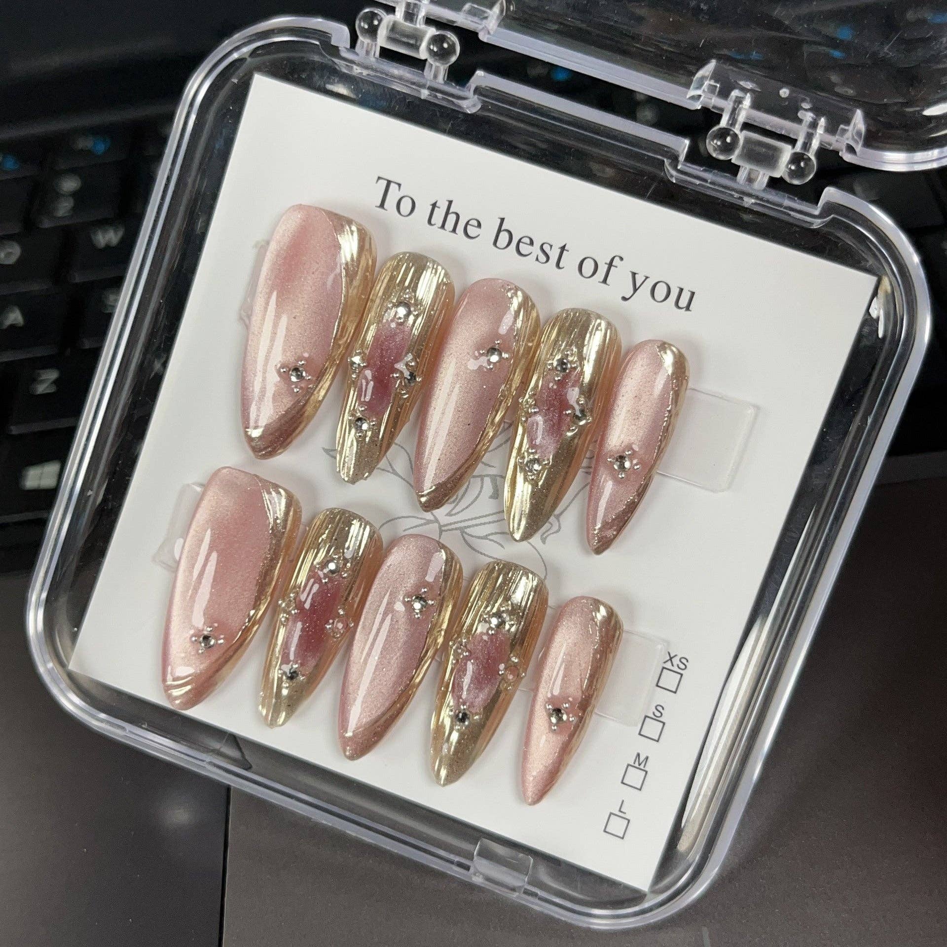 VividLux - Wholesale Press-On/Fake Nails - Hand Made Snake Press on Nails E1035