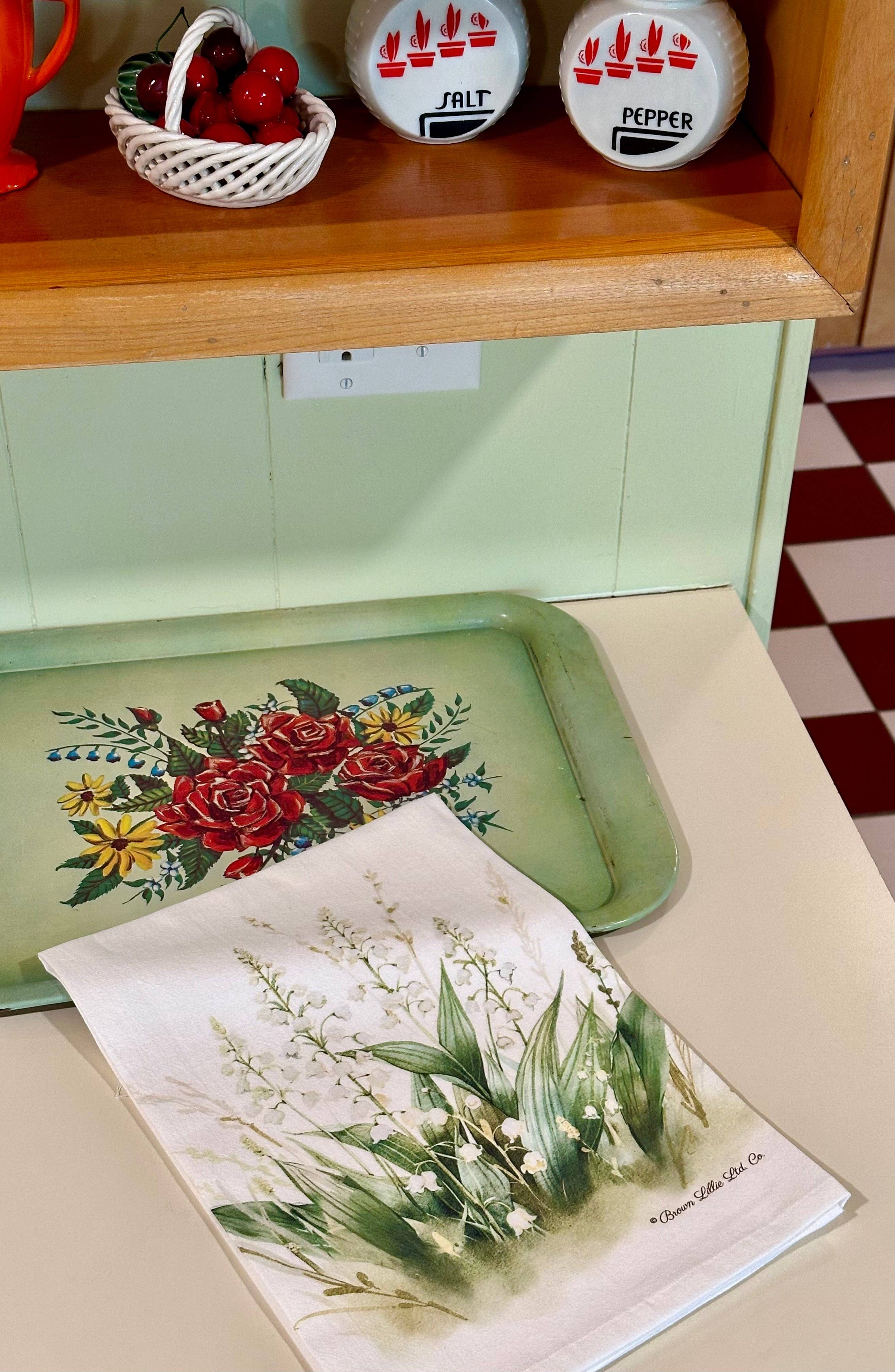 Brown Lillie – wholesale Kökshandduk – Liljekonvalj 28" Bästa Kökshandduk | 100% Ringspunnen Bomull8