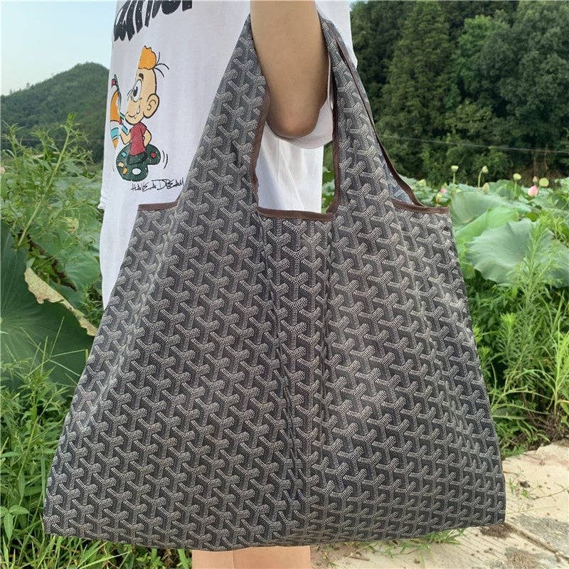FurDecoration - Wholesale Grocery/Shopping Bag - Large Capacity Single Shoulder Shopping Bag With Print0
