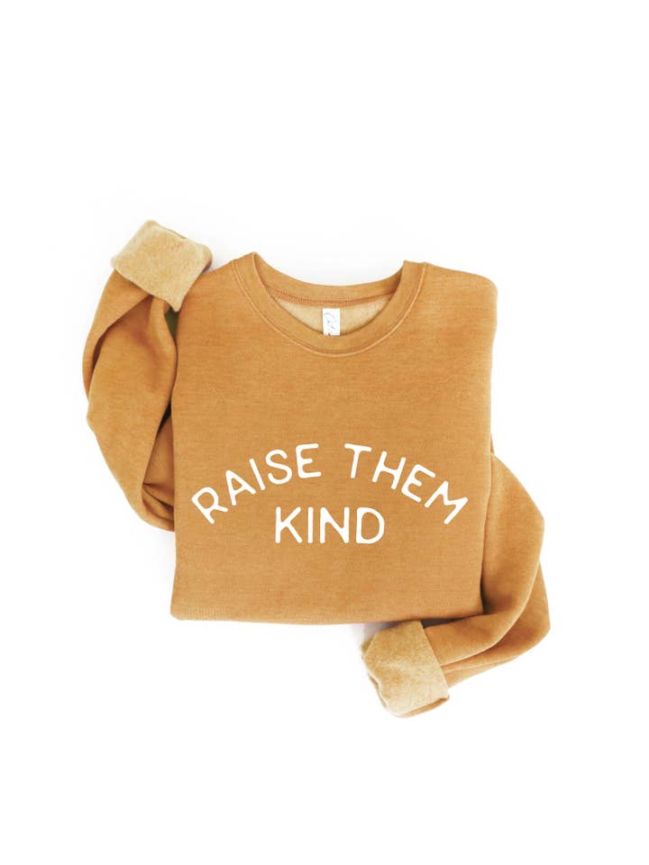 OAT COLLECTIVE - Wholesale Graphic Sweatshirt - Women's - RAISE THEM KIND Graphic Sweatshirt9