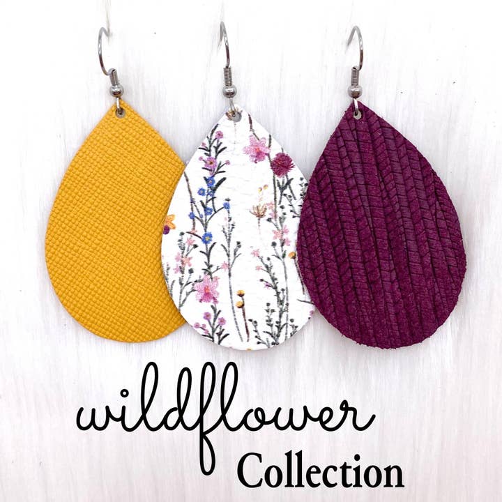 2" Wildflower Mini Collection -Earrings for wholesale by Doohickies