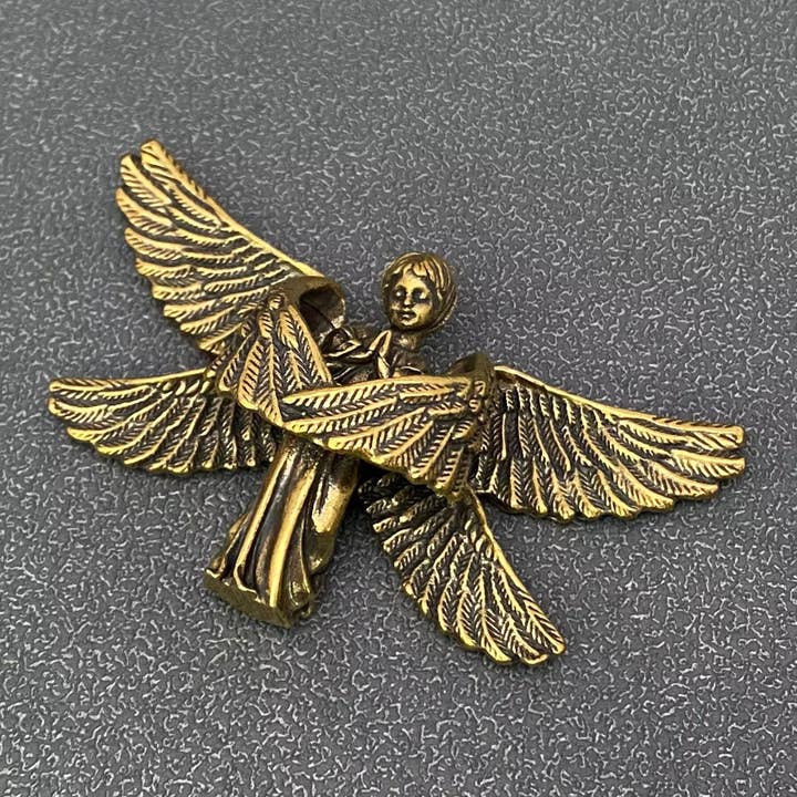 Mio Queena - Wholesale Decorative figurine - Brass Angel Statue Crafts Desktop Ornaments Decoration8