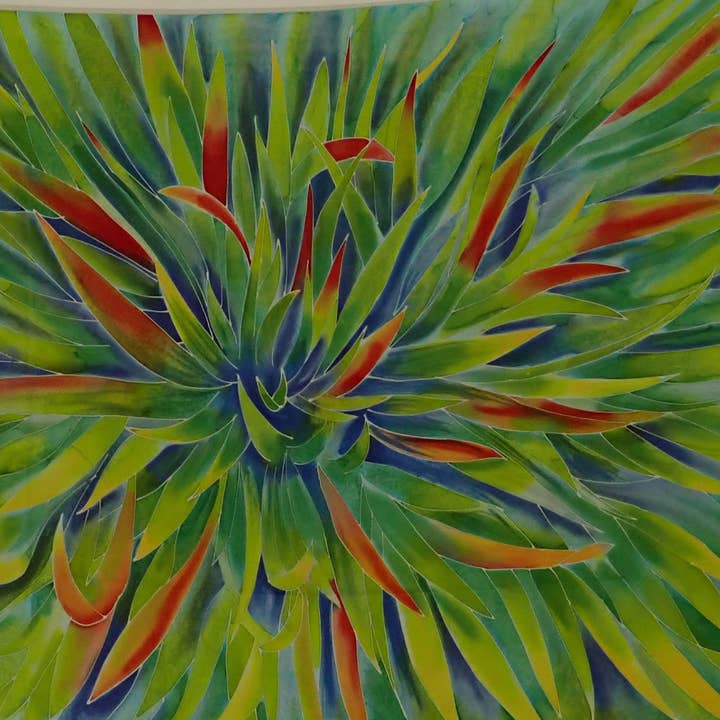 Batik peint à la main, sarong peint à la main, textile d'art mural pour la vente par Ubud Glass