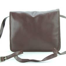 Sac à bandoulière moyen Organisateur Style : 9682 pour la vente par Leather Impressions Inc