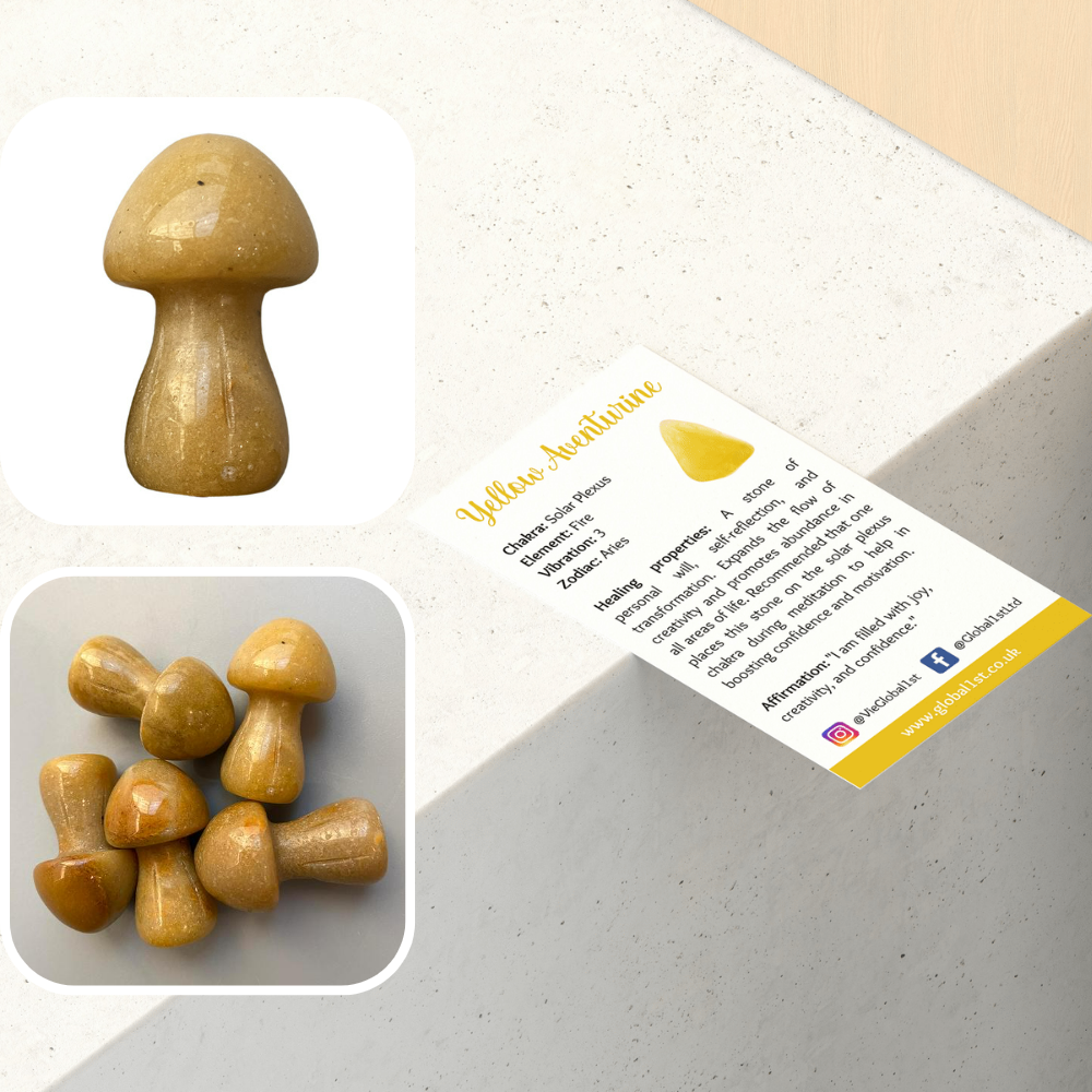 VIE - Wholesale Spiritual Stone/Crystal - Crystal Mushroom, 3.5cm26