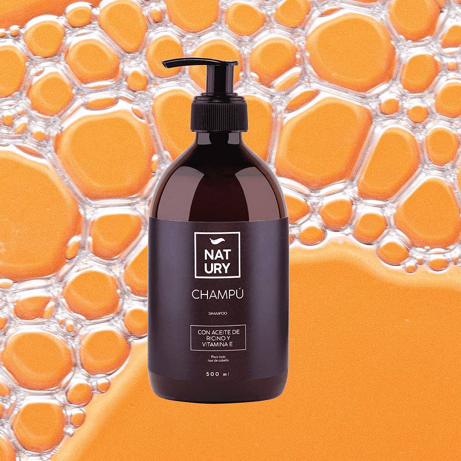 Natury Greencare – Großhandel Haarshampoos – Naturs шампу mit Rizinusöl und Vitamin E, 500 ml1