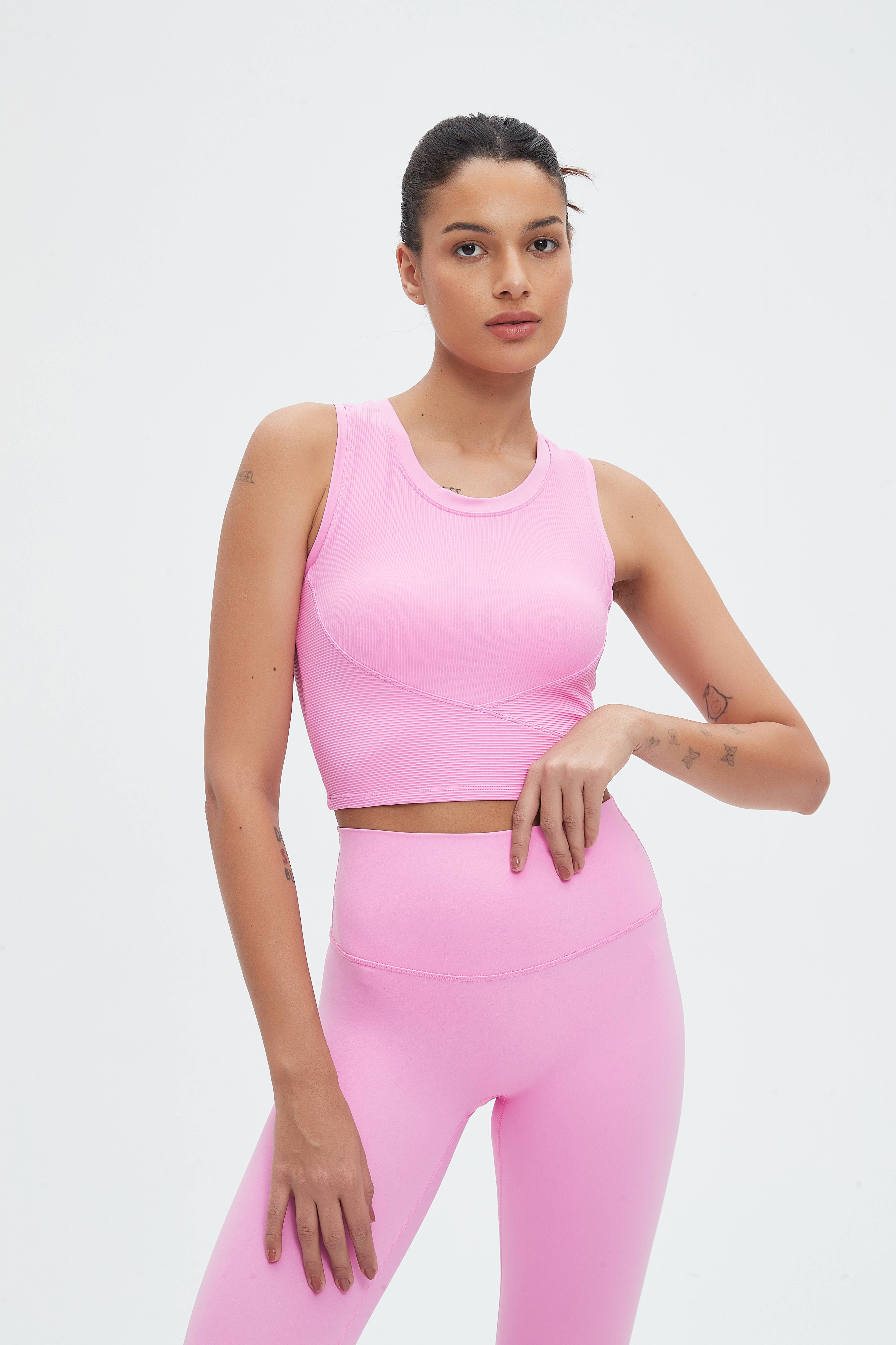 91thelabel - Vendita all'ingrosso Canotta - Donna - Canotta a coppa sagomata a costine Malibu16