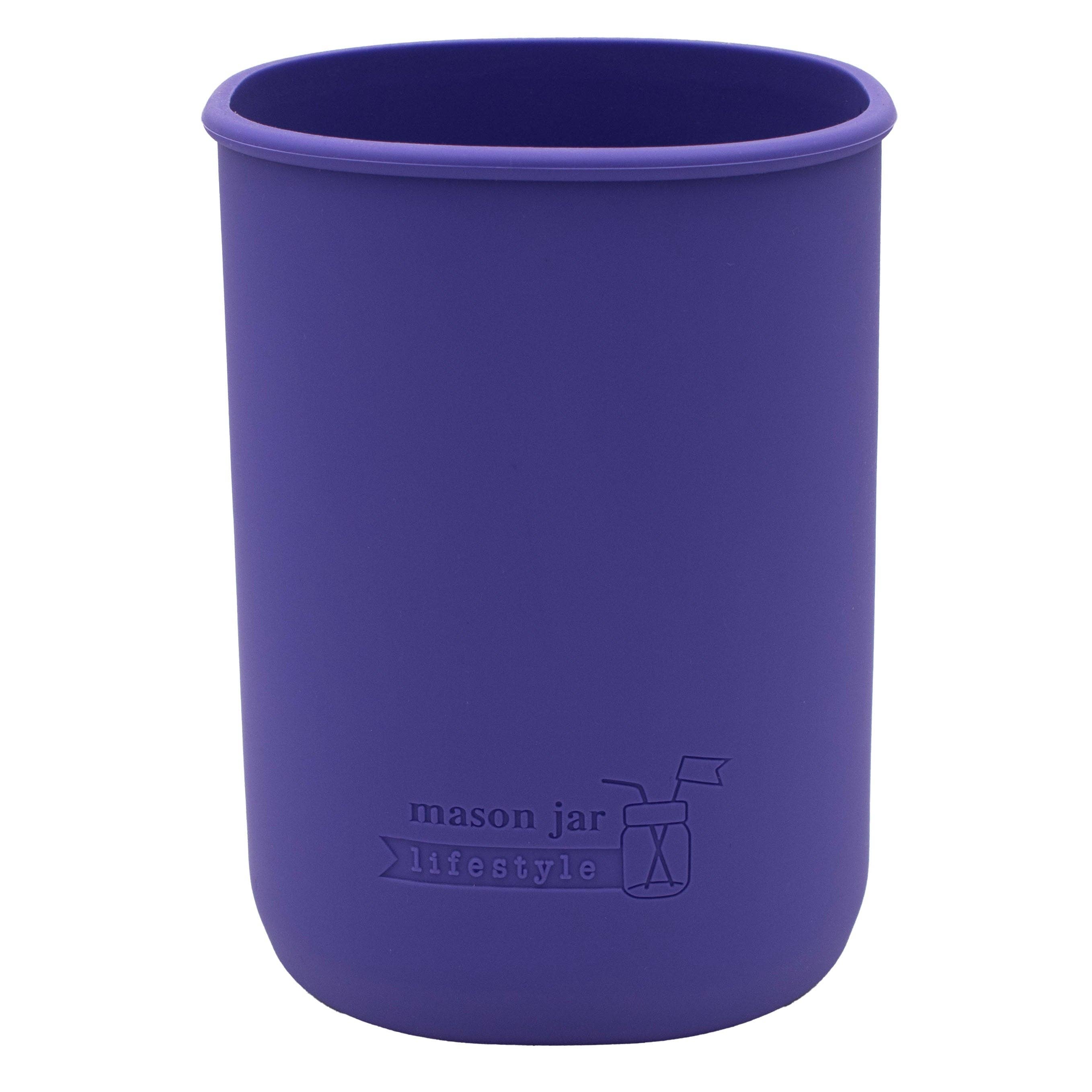 Mason Jar Lifestyle - Vente Housses de boisson - Manchon en silicone pour pots Mason d'un demi-gallon de 64 oz12