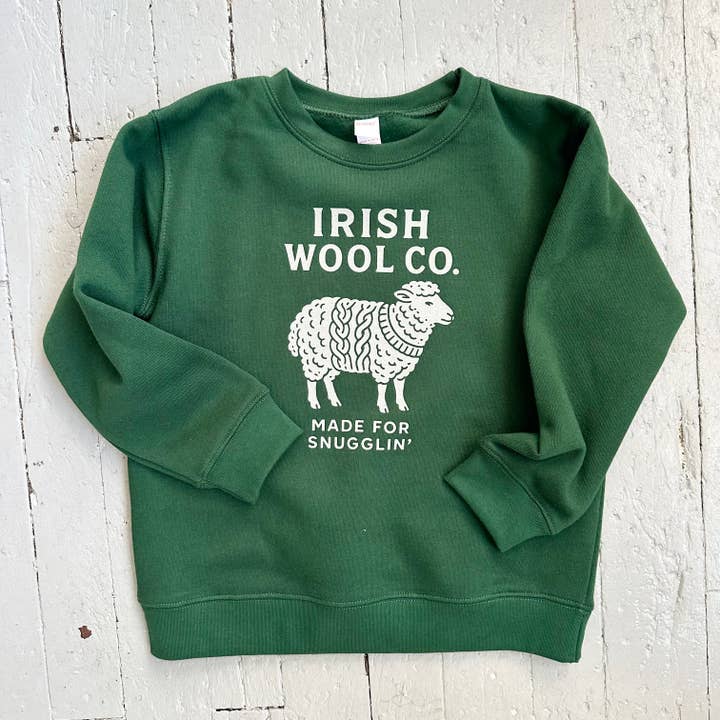 Irish Wool Co. Made for Snuggling' Sweatshirt or Tee for wholesale by The Wishing Elephant
