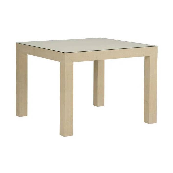 Sanibel Klassischer Spieltisch mit Raffia-Umwicklung für den Großhandel von LOOMLAN