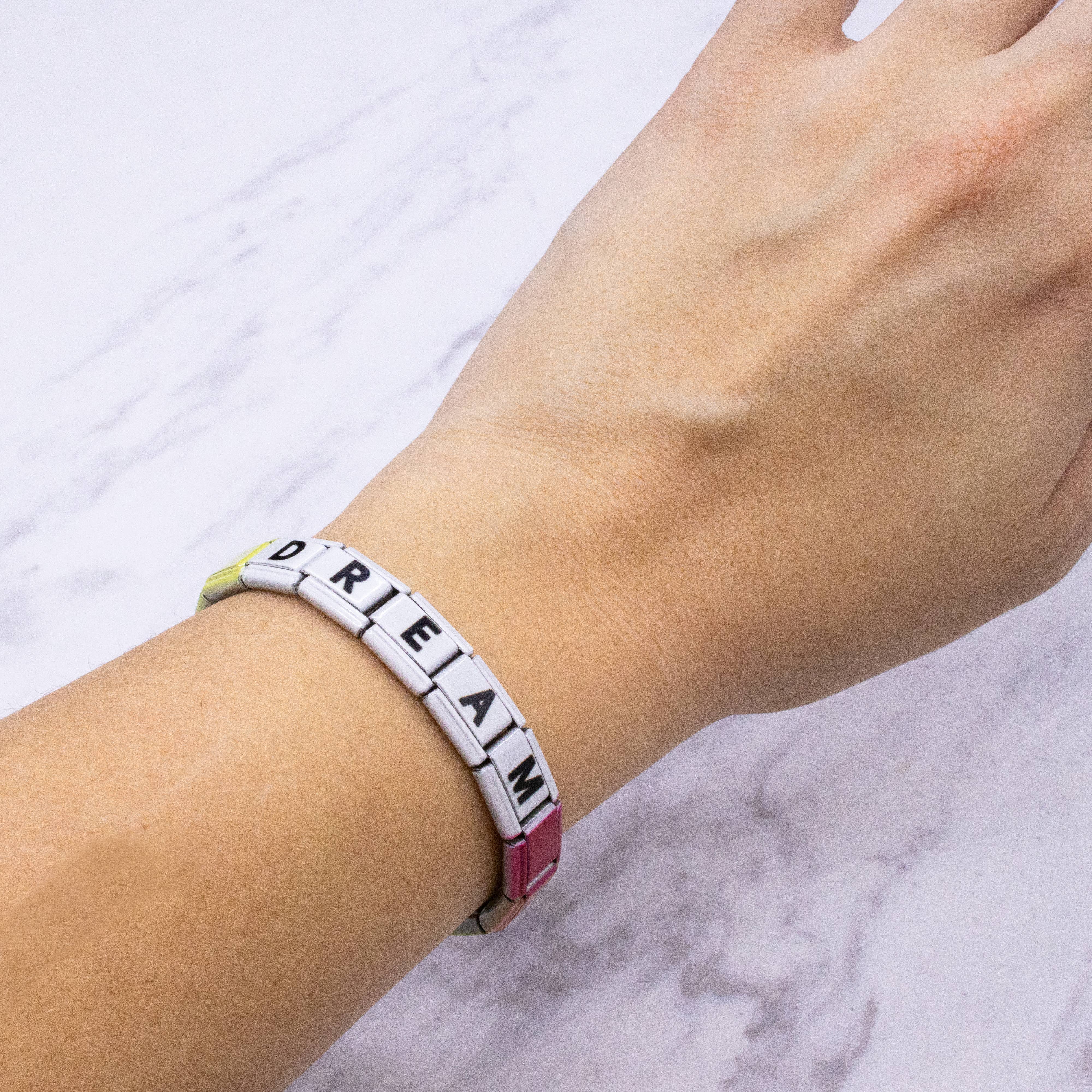 Frog Sac - Vente Bracelets à breloques/pendentifs - Bracelet à breloques italien - Bijoux Word Link pour filles21