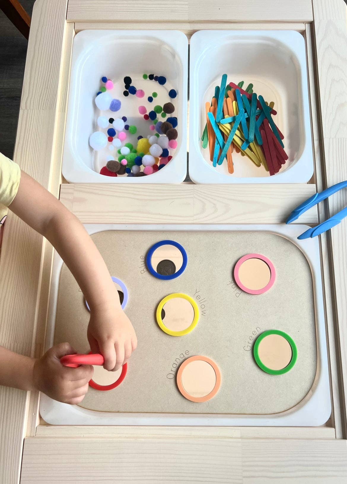 4 Little Dreamers - Wholesale Toy set – Kids - Color Sorting - Flisat/Trofast Insert for Large Tub1