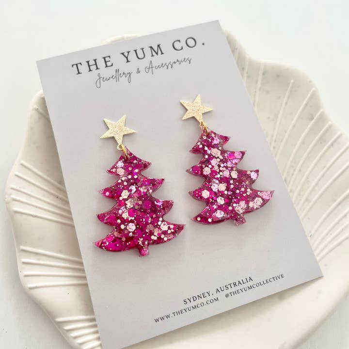 The Yum Co - Wholesale Dangle earrings - Christmas Tree Dangle Earrings10