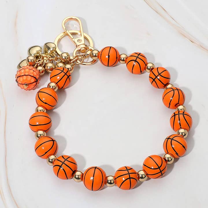 Sensibling Corp. - Wholesale Keychain Bracelet - Soccer Ball Beaded Keychain Bracelet5