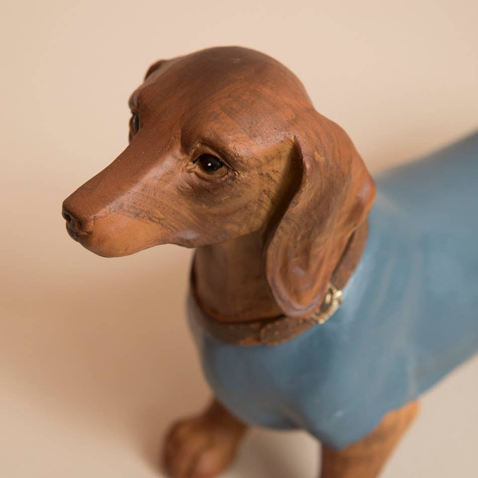 Mahe Homeware – wholesale Decorative figurine – Resin Rolf Dachshund2