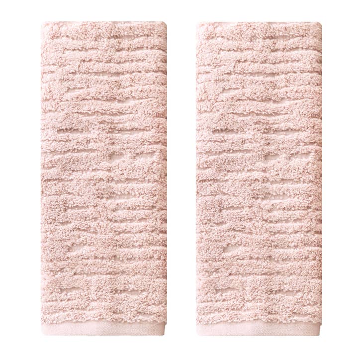 CloudSoft bomuld luksus 2-delt håndklædesæt, blush for engroshandel hos SKL HOME