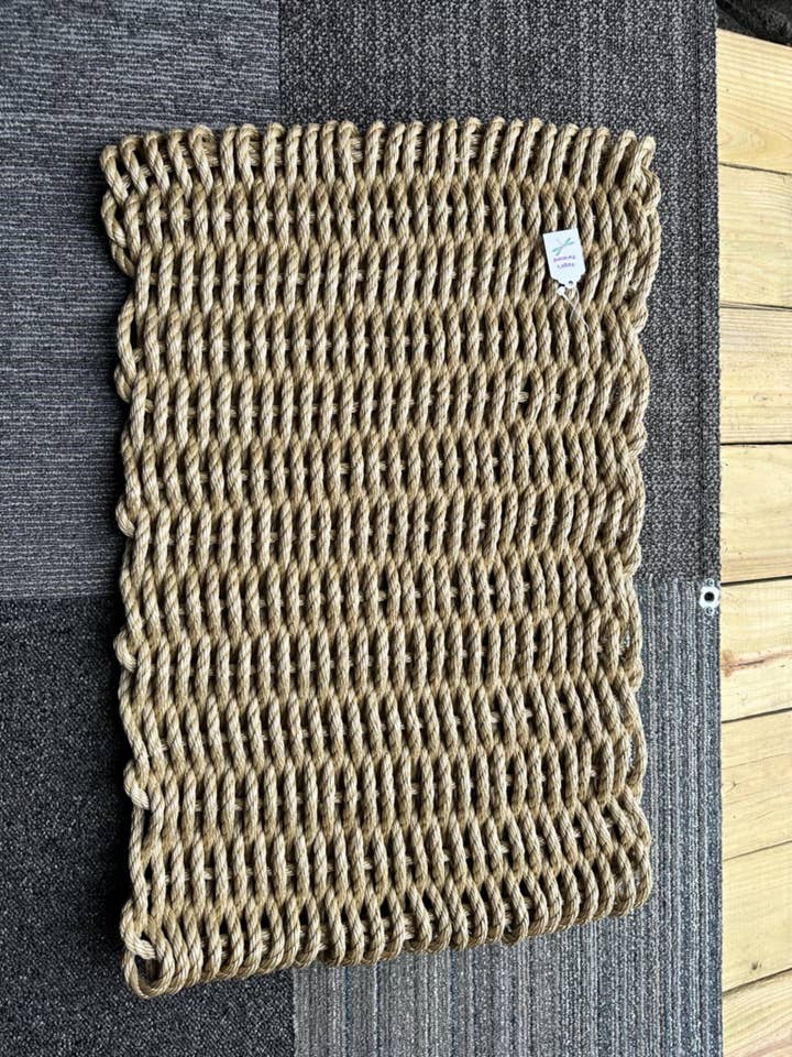 Tan Door mat for wholesale by Paige's Paracord and More