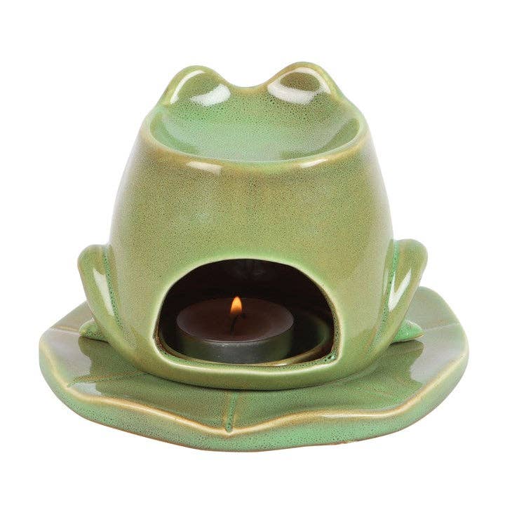 Something Different Wholesale - Wholesale Oil Warmer - Frog Shaped Oil Burner on Lily Pad3
