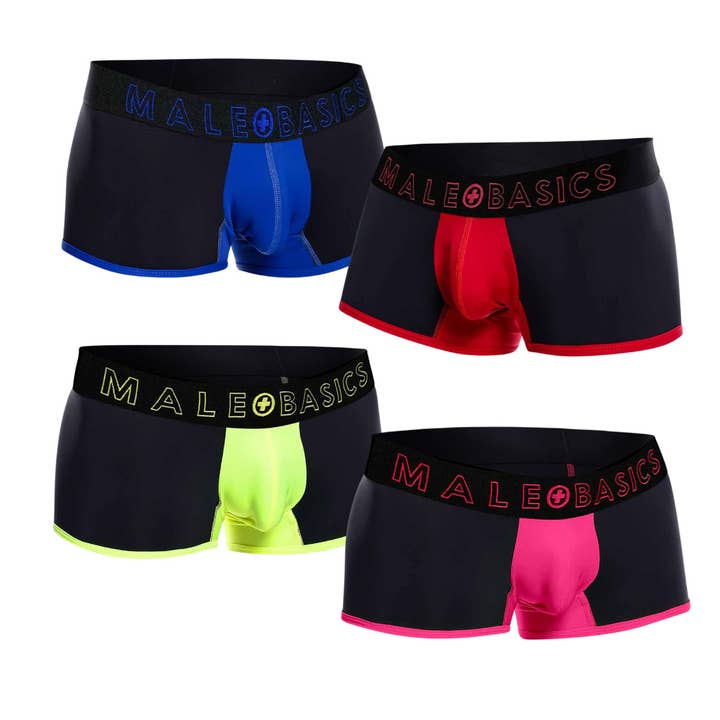MaleBasics Neon Trunk for wholesale by Malebasics Underwear