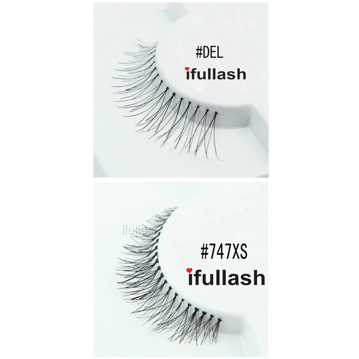 KC Factory - Wholesale False/Fake Eyelashes - Eyelashes Black 12Pair - Human Hair (100LASH-01)6