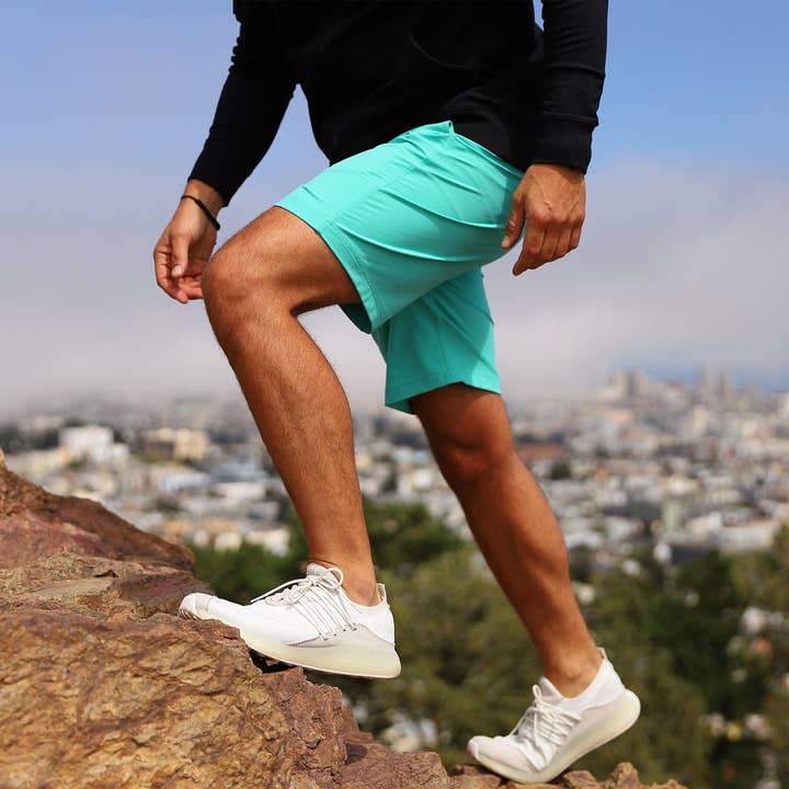 Myles Apparel - Wholesale Athletic Shorts - Men's - Everyday Short in Waterfall1