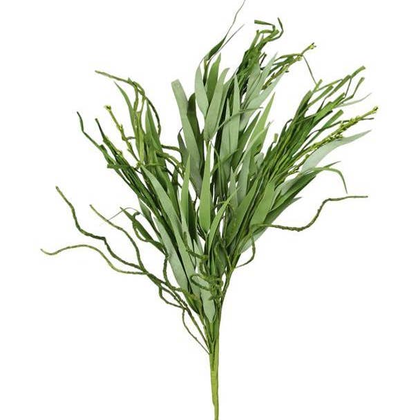 32"L Willow Leaf/Grass/Twig Spray Green FG6171 for wholesale by DecoExchange