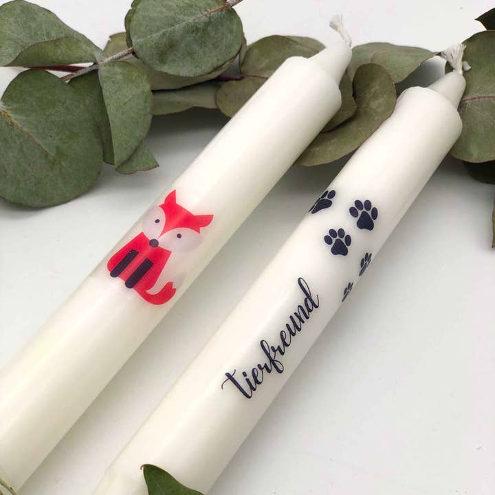 Set artigianale per candele con il tema «Animal Lover» | Lucky candle per la vendita all'ingrosso da parte di Die Kerzenwerkstatt