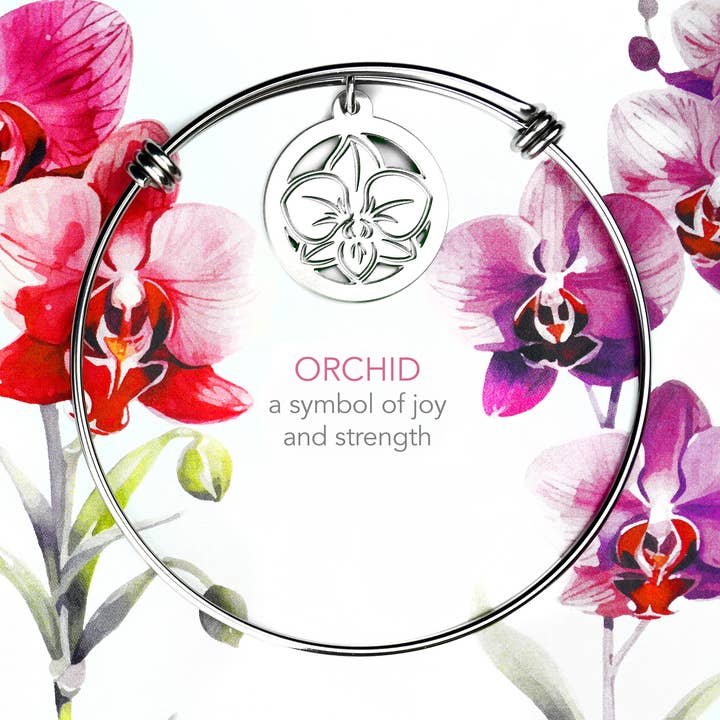 Melissa Lew - Wholesale Charm/Dangle Bracelet - Orchid Bracelet