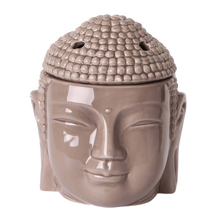 ScentChips brænder i form af Buddha, 12 x 14 cm, taupe for engroshandel hos ScentChips