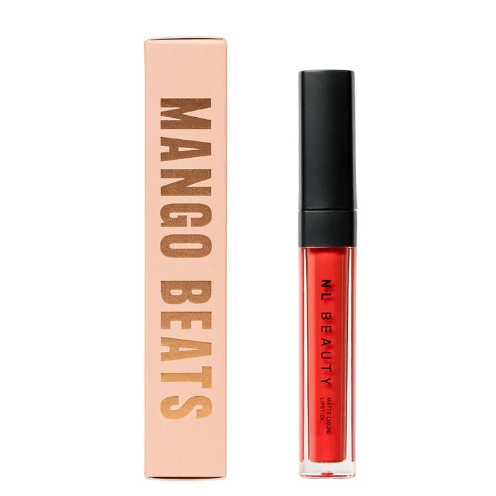 Long-Lasting Matte Liquid Lipstick, NUDE - MANGO BEATS for wholesale by NL Beauty