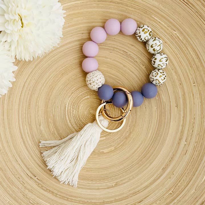 Tiny Gift Society - Wholesale Keychain Bracelet - Bangle Keychain | Silicone Wristlet Key Ring | Boho Vintage1