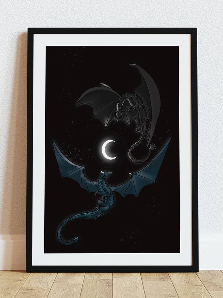 Impression d'art Dragons amoureux pour la vente par Wayward