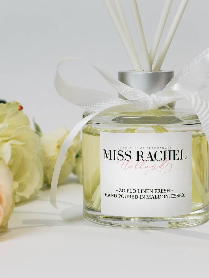 Linen Fresh Luxury Reed Diffuser for wholesale by Miss Rachel Holland