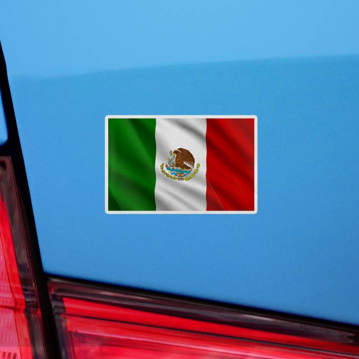 Sticker Bull - Wholesale Sticker - Mexican Flag Pride Sticker, Mexico Waterproof Vinyl Sticker7