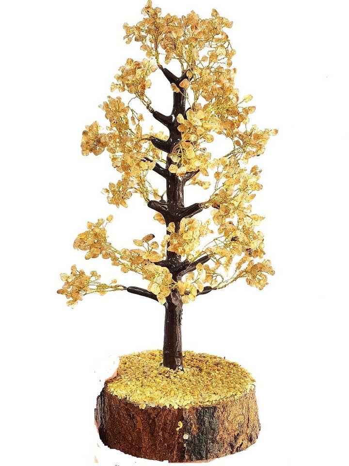 Árbol de Citrino,1000 fichas, Árbol de alambre dorado para venta al por mayor de AmazeU