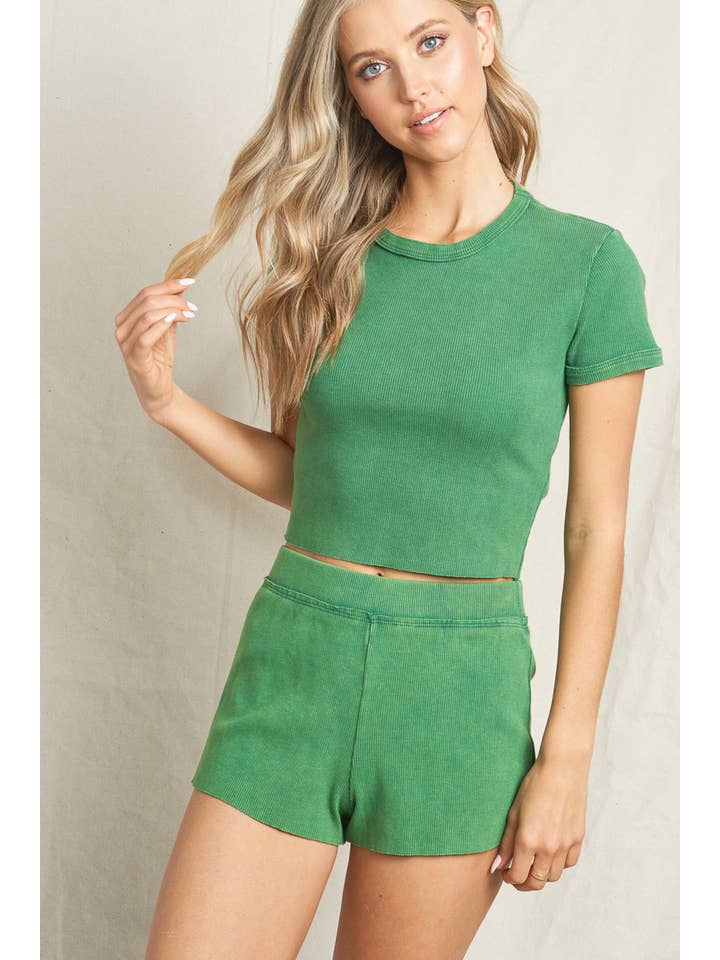 lalamia - Wholesale Lounge Set - Women's - MST211041-D. GREEN6