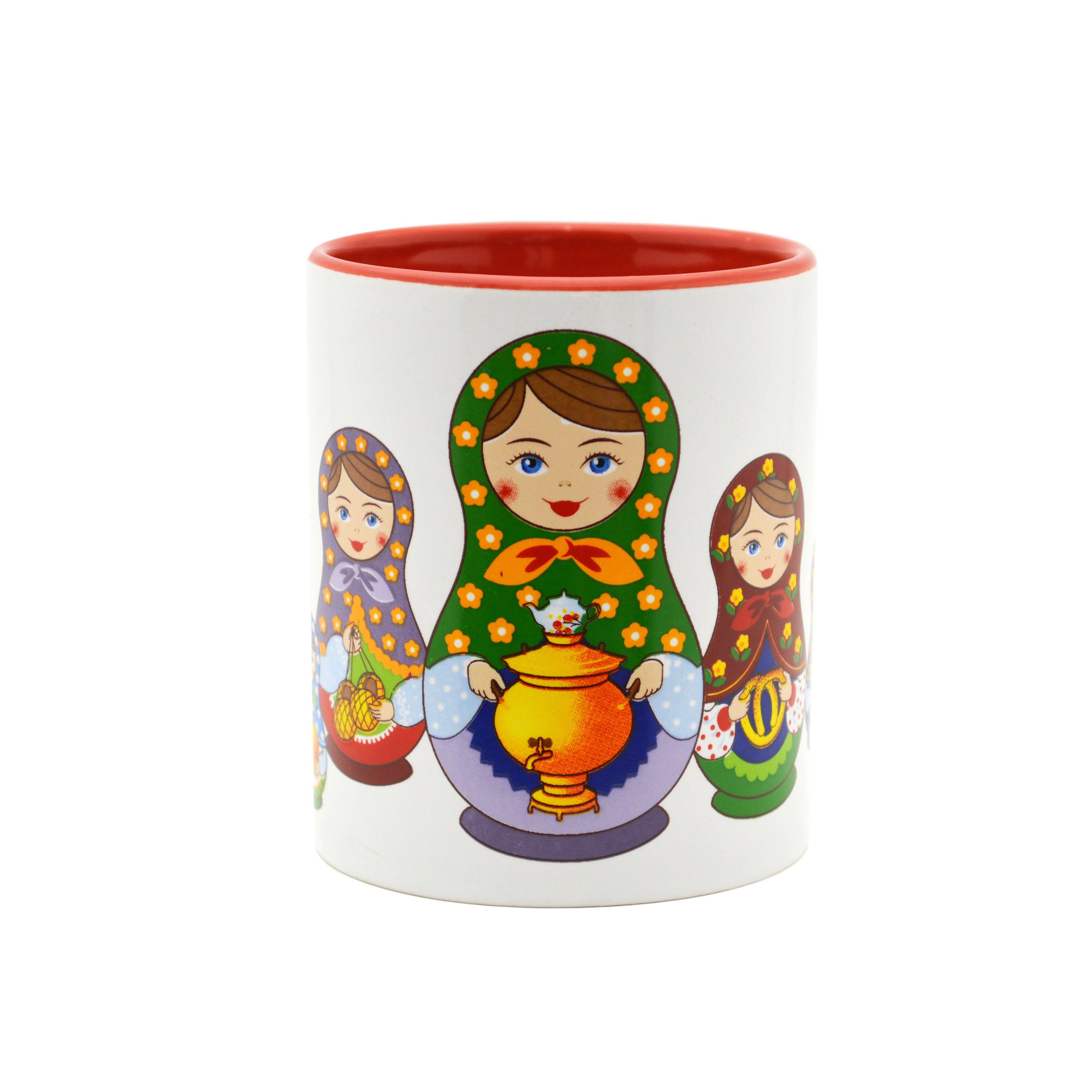 European Heritage Gifts - Wholesale Coffee Mug - Ceramic Coffee Mug Russian Nesting Doll4