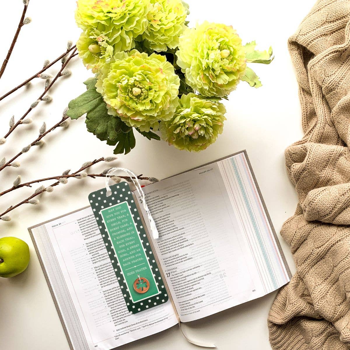 Dicksons – Marcador por atacado – MARCADOR DE MOEDA DE TREVO DE ORAÇÃO IRLANDESA1