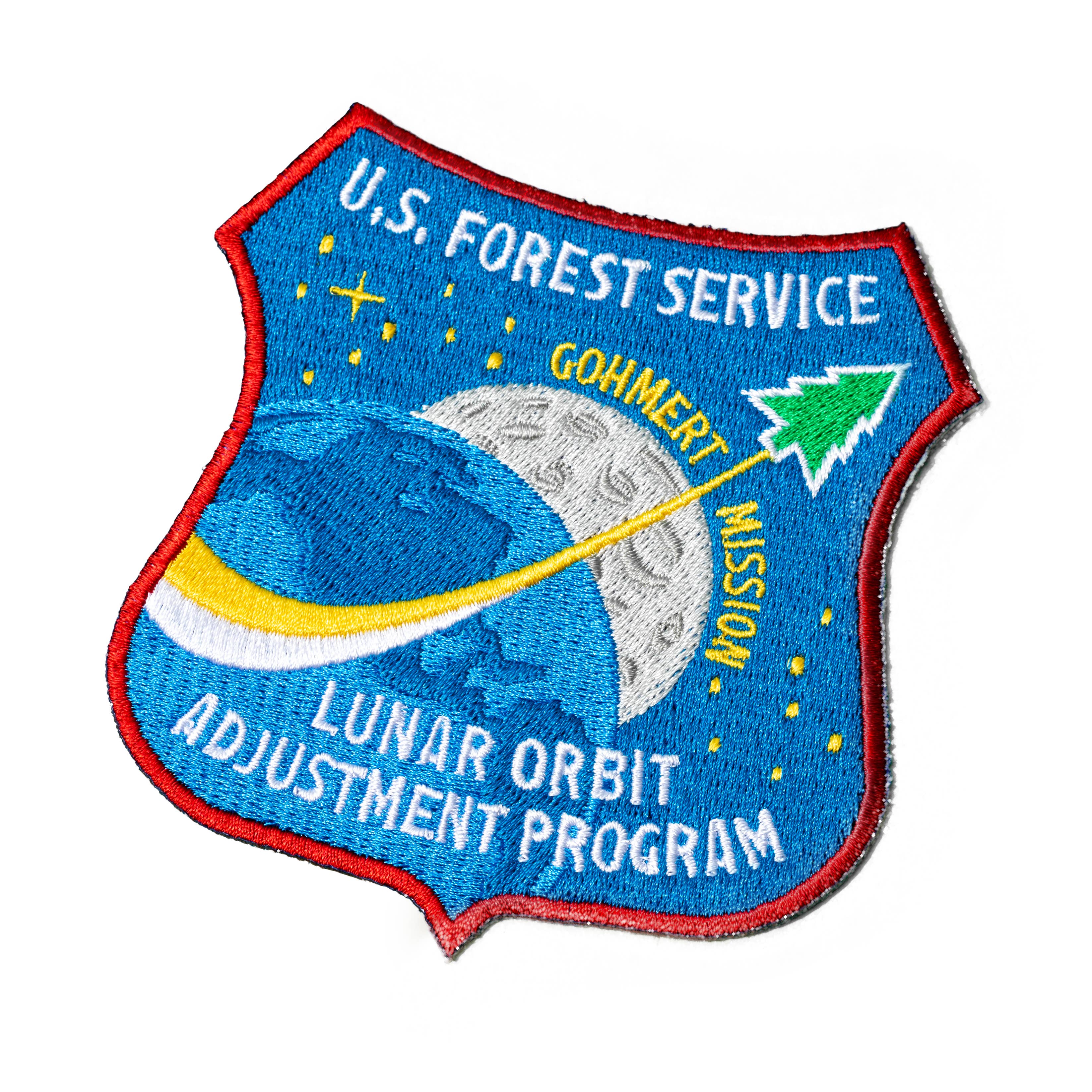Dissent Pins - Wholesale Patch - U.S. Forest Service Lunar Orbit Adjustment Patch - Iron on0