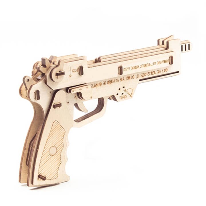 CALIBER GOURMET / CAMPCO - Wholesale Puzzle - Kids - Caliber Rubber Band Hand Gun Puzzle