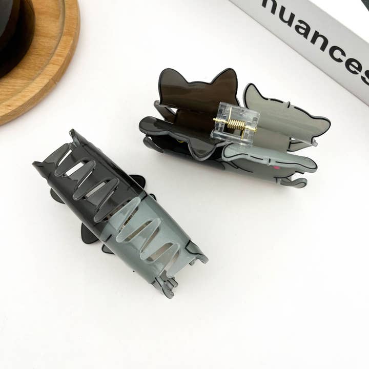 Hugging Cats Hair Claw Clip, Cute Cat Animal Hair Clip for wholesale on Faire5