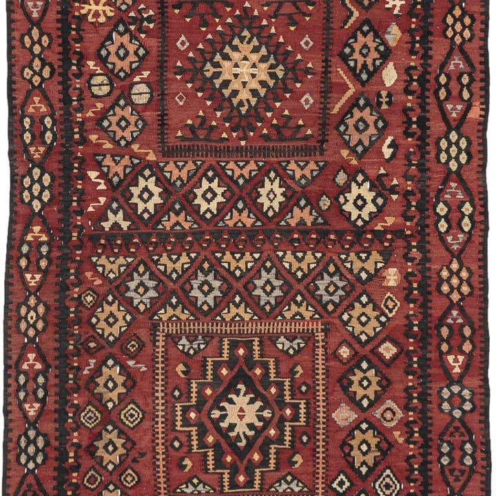 (3'4'' x 4'7'') Oriental Kilim Small Rug for wholesale by Rugtolia